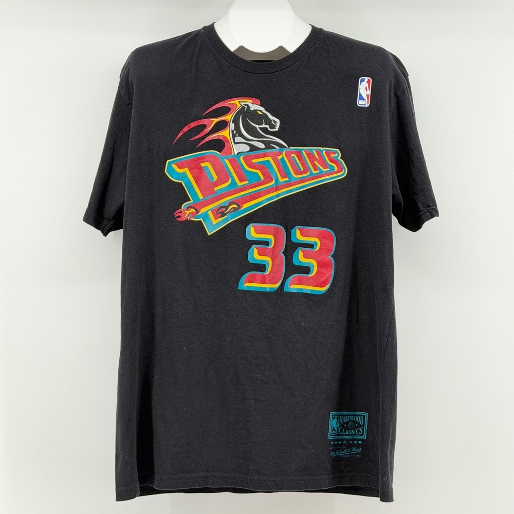Mitchell & Ness Grant Hill Detroit Pistons T-Shirt Men XL Hardwood Classics